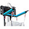 Bauer Big Bag Traverse TBB-W, voor vorkheftruck, L 900 x B 945 x H 365 mm, tot 1250 kg, staal, lichtblauw