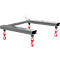 Bauer Big Bag Traverse TBB-W, voor vorkheftruck, L 900 x B 945 x H 365 mm, tot 1250 kg, staal, muisgrijs