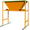 Bauer BTM Trémie de remplissage, tôle d'acier, mobile et stationnaire, pattes d'entrée, L 1700 x l 1980 x H 2050 mm, peint, jaune orangé RAL 2000