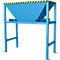 Bauer BTS Befülltrichter, Stahlblech, Standkonstruktion, Einfahrtaschen, lackiert, L 980 x B 1980 x H 2050 mm, lichtblau RAL 5012