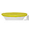 Housse jaune sur un objet blanc. Le fond est blanc.