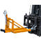 Bauer Fasslifter RS-I/91, für Stapler, 1 x 200/220-l-Fässer, L 1295 x B 585 x H 925 mm, bis 800 kg, Stahl, Gelborange