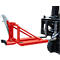 Bauer Fasslifter RS-I/D 91, für Stapler, 1 x 110 bis 200-l-Deckelfässer, L 1285 x B 585 x H 810 mm, bis 800 kg, Stahl, Feuerrot