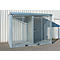 Bauer gasflessencontainer type GFC-E, afsluitbaar, L 3135 x B 1570 x H 2260 mm Roosterbodem