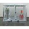 Bauer gasflessencontainer type GFC-E, afsluitbaar, L 3135 x B 2170 x H 2260 mm Traanplaatbodem