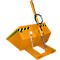 Bauer godet hydraulique pour chariot élévateur DGS 500, hydraulique pour chariot élévateur, L 1610 x l 1050 x H 1370 mm, 0,5 m³, jusqu'à 1000 kg, acier peint, jaune-orange