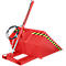 Bauer godet hydraulique pour chariot élévateur DGS 500, hydraulique pour chariot élévateur, L 1610 x l 1050 x H 1370 mm, 0,5 m³, jusqu'à 1000 kg, acier peint, rouge feu