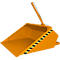 Bauer godet hydraulique pour chariot élévateur DGS 700, hydraulique pour chariot élévateur, L 1610 x l 1210 x H 1370 mm, 0,7 m³, jusqu'à 1000 kg, acier peint, jaune-orange