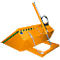 Bauer godet hydraulique pour chariot élévateur DGS 950, hydraulique pour chariot élévateur, L 1610 x l 1610 x H 1370 mm, 0,95 m³, jusqu'à 1000 kg, acier peint, jaune-orange
