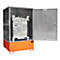 BAUER GS-4 gevaarlijke stoffen kast, plaatstaal, voor 1 x 1000 l IBC, B 1475 x D 1460 x H 2410 mm, diverse afmetingen Kleuren