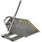 Bauer hydraulische Staplerschaufel DGS 500, Gabelstaplerhydraulik, L 1610 x B 1050 x H 1370 mm, 0,5 m³, bis 1000 kg, Stahl lackiert, mausgrau