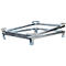 Bauer IR-1 IBC-restlediger, voetafdruk 1200 x 1000 mm, maximale heffing 95 mm, tot 1500 kg, L 1280 x B 1080 x H 275/380 mm, staal, thermisch verzinkt