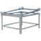 Bauer IR-2 IBC-restlediger 1200 x 1000 mm voetafdruk, maximale heffing 95 mm, tot 1500 kg, L 1280 x B 1080 x H 755/860 mm, staal, thermisch verzinkt