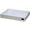Bauer KGW-P 2 V4A kleine containerbak, voor Euro- en chemiepallets, roestvrij staal, L 800 x B 600 x H 120 mm, tot 100 kg