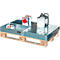 Bauer KGW-P 3/M bakje, inhoud 71 l, tot 200 kg, met geperforeerd rooster, B 1200 x D 800 x H 100 mm, gegalvaniseerd staal