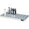 Bauer Kleingebindewanne KGW 2/M V4A, mit Lochblechrost, L 940 x B 470 x H 60 mm, 25 L, 150 kg, Edelstahl 1.4571, Silber