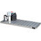 Bauer Kleingebindewanne KGW 4/M V4A, mit Lochblechrost, L 1390 x B 600 x H 60 mm, 40 L, 150 kg, Edelstahl 1.4571, Silber