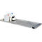 Bauer Kleingebindewanne KGW 5 V4A, ohne Lochblechrost, L 1850 x B 600 x H 60 mm, 60 L, 150 kg, Edelstahl 1.4571, Silber