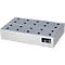 Bauer Kleingebindewanne KGW-P 1/M V4A, für Euro- und Chemiepaletten, Edelstahl, L 600 x B 400 x H 120 mm, bis 50 kg, mit Lochblech-Rost