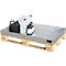 Bauer Kleingebindewanne KGW-P 3 V4A, für Euro- und Chemiepaletten, Edelstahl, L 1200 x B 800 x H 120 mm, bis 200 kg