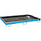 Bauer legbordbak RW 2200-1 PE, met PE inzet, gelakt, L 2165 x B 1315 x H 230 mm, lichtblauw RAL 5012