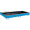 Bauer legbordbak RW 2700-2 PE, met PE inzet, L 2665 x B 1315 x H 305 mm, lichtblauw RAL 5012