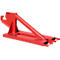 Bauer manoeuvreerhulp RH-AC, met haak, tot 10000 kg, L 1800 x B 700 x H 725 mm, gelakt, vuurrood RAL 3000