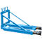 Bauer MH-I afvalverzamelaar, met rubberen aanslag, voor 1x 80- tot 360-L-MGB, L 1030 x B 585 H 680 mm, gelakt, lichtblauw RAL 5012