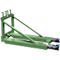 Bauer MH-I afvalverzamelaar, met rubberen aanslag, voor 1x 80- tot 360-L-MGB, L 1030 x B 585 H 680 mm, gelakt, reseda groen RAL 6011