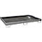 Bauer Regalwanne RW 2200-1 PE, mit PE-Einsatz, lackiert, L 2165 x B 1315 x H 230 mm, mausgrau RAL 7005