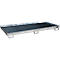 Bauer Regalwanne RW 2700-1 PE, mit PE-Einsatz, L 2665 x B 1315 x H 210 mm, feuerverzinkt
