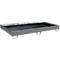 Bauer Regalwanne RW 2700-1 PE, mit PE-Einsatz, L 2665 x B 1315 x H 210 mm, mausgrau RAL 7005