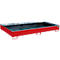 Bauer Regalwanne RW 2700-2 PE, mit PE-Einsatz, L 2665 x B 1315 x H 305 mm, feuerrot RAL 3000