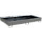 Bauer Regalwanne RW 2700-2 PE, mit PE-Einsatz, L 2665 x B 1315 x H 305 mm, mausgrau RAL 7005