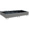 Bauer Regalwanne RW 2700-3 PE, mit PE-Einsatz, L 2665 x B 1315 x H 440 mm, mausgrau RAL 7005