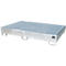 Bauer Regalwanne RW-GR 2200-2 PE, mit PE-Einsatz, mit Gitterrost, L 2165 x B 1315 x H 510 mm, feuerverzinkt