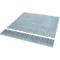 Bauer rooster voor roestvast stalen opvangbakken type VAW-1000, tot 1000 kg/m², B 1435 × D 1435 × H 30 mm, thermisch verzinkt staal