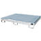 Bauer RW-GR 1800 PE legbordgoot, met PE inzet, met rooster, L 1765 x B 1315 x H 255 mm, thermisch verzinkt