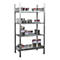 BAUER S 3017-4E kleine containerlegborden, basislegbord, B 1000 x D 600 x H 2000 mm, 3 gazen legborden + 1 opvangbak