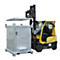 BAUER SAG 2700 grote bergingsverpakkingen, plaatstaal, thermisch verzinkt, afsluitbaar, B 1565 x D 1365 x H 1950 mm