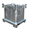 BAUER SAP 800-3 container voor gevaarlijk afval, plaatstaal, thermisch verzinkt, stapelbaar, B 1200 x D 1000 x H 1053 mm