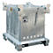 BAUER SAS 800 container voor gevaarlijk afval, plaatstaal, thermisch verzinkt, afsluitbaar, B 1200 x D 1000 x H 1235 mm