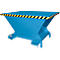 Bauer SBT Befülltrichter, Stahlblech, Stützfüße, Einfahrtaschen, lackiert, L 1320 x B 1710 x H 990 mm, lichtblau RAL 5012