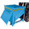 Bauer SGK 75 silocontainer, trekkoord lediging, L 1000 x B 1200 x H 1170 mm, 0,75 m³, tot 1000 kg, staal, lichtblauw
