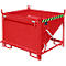 Bauer silo SGK 50, vidange par câble de traction, L 1000 x l 1200 x H 935 mm, 0,5 m³, jusqu'à 750 kg, tôle d'acier, rouge feu