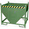 Bauer Silobehälter SGS 50, mit Schieberverschluss, L 1000 x B 1200 x H 1025 mm, 0,5 m³, bis 750 kg, Stahl, Resedagrün