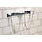 BAUER Support mural pour bouteilles de gaz GWH 140-II, place pour 2 bouteilles de gaz jusqu'à ø 140 mm, L 420 x l 90 x H 50 mm, galvanisé à chaud, avec sécurité par chaîne
