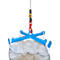Bauer Traverse pour big bags TBB, pour grue, L 1100 x l 1100 x H 215 mm, jusqu'à 2000 kg, tube d'acier, bleu clair