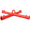 Bauer Traverse pour big bags TBB, pour grue, L 1100 x l 1100 x H 215 mm, jusqu'à 2000 kg, tube d'acier, rouge feu