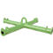 Bauer Traverse pour big bags TBB, pour grue, L 1100 x l 1100 x H 215 mm, jusqu'à 2000 kg, tube d'acier, vert réséda